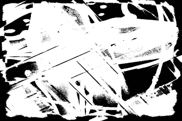 背景の抽象的な黒と白のグラウンジテンプレート ベクトルイラスト — ストックベクタ