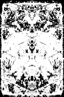 arkaplan için soyut siyah ve beyaz grunge şablonu, vektör illüstrasyonu