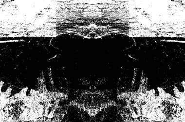 Arkaplan kullanımı için soyut simetrik monokrom deseni