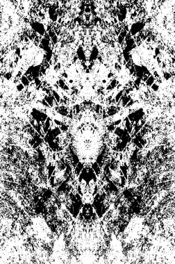 Arkaplan kullanımı için soyut simetrik monokrom deseni