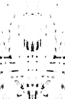 Arkaplan kullanımı için soyut simetrik monokrom deseni