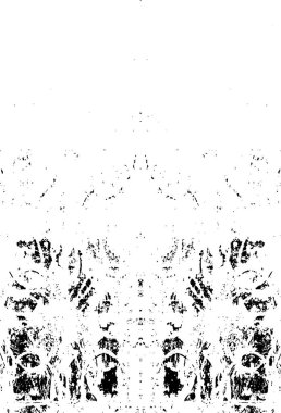 Arkaplan kullanımı için soyut simetrik monokrom deseni