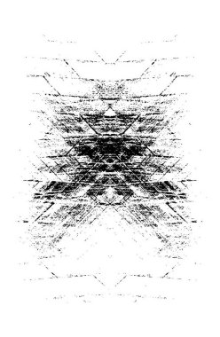 Soyut pis siyah beyaz desenli. Arkaplan kullanımı için simetrik detaylara sahip kompozisyon.