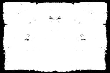 arkaplan için soyut siyah ve beyaz grunge çerçeve şablonu, vektör illüstrasyonu