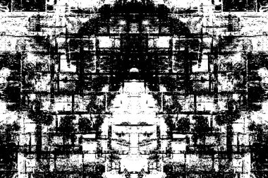 arkaplan için soyut siyah ve beyaz grunge şablonu, vektör illüstrasyonu