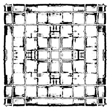 arkaplan için soyut siyah ve beyaz grunge şablonu, vektör illüstrasyonu