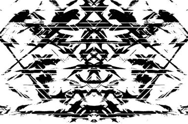 arkaplan için soyut siyah ve beyaz grunge şablonu, vektör illüstrasyonu