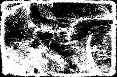 arkaplan için soyut siyah ve beyaz grunge şablonu, vektör illüstrasyonu