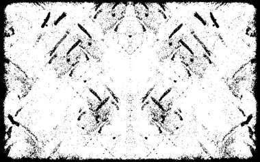 arkaplan için soyut siyah ve beyaz grunge şablonu, vektör illüstrasyonu