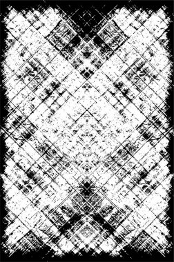 arkaplan için soyut siyah ve beyaz grunge şablonu, vektör illüstrasyonu