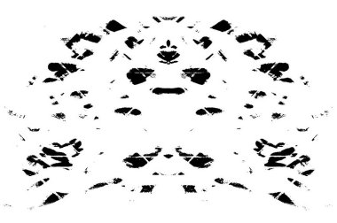 Soyut siyah beyaz desen. Arkaplan kullanımı için karmaşık simetrik detaylara sahip bileşim.