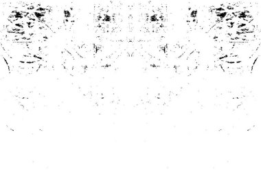 Soyut siyah beyaz desen. Arkaplan kullanımı için karmaşık simetrik detaylara sahip bileşim.