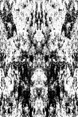 Soyut siyah beyaz desen. Arkaplan kullanımı için karmaşık simetrik detaylara sahip bileşim.