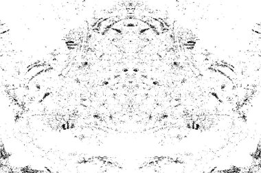 Soyut monokrom vektör deseni. Arkaplan kullanımı için karmaşık simetrik tasarım.