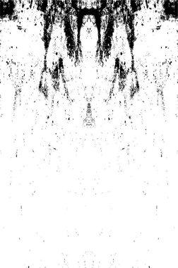 Soyut monokrom vektör deseni. Arkaplan kullanımı için karmaşık simetrik tasarım.