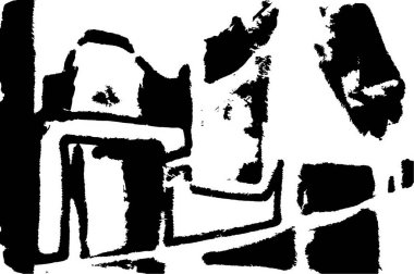 Çizikler de dahil. soyut siyah beyaz duvar kağıdı