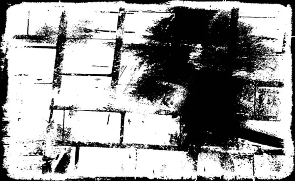 Abstrait Noir Blanc Modèle Grunge Pour Arrière Plan Illustration Vectorielle — Image vectorielle
