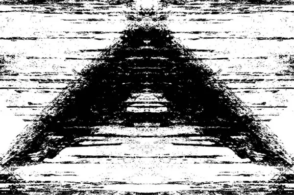 Abstraktes Symmetrisches Monochromes Muster Für Den Hintergrund — Stockvektor