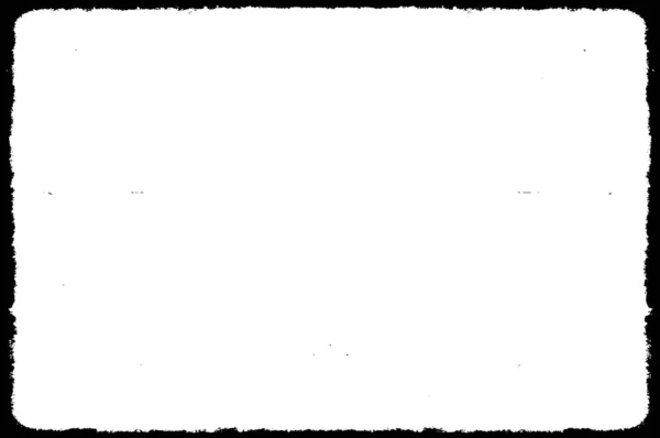 Абстрактний Чорно Білий Грандж Шаблон Рамки Фону Векторні Ілюстрації — стоковий вектор