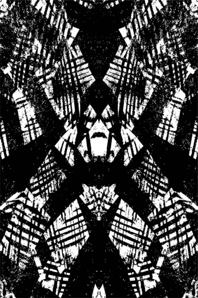 Plantilla Grunge Abstracta Blanco Negro Para Fondo Ilustración Vectorial — Archivo Imágenes Vectoriales