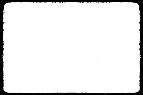 背景の抽象的な黒と白のグラウンジフレームテンプレート ベクトルイラスト — ストックベクタ