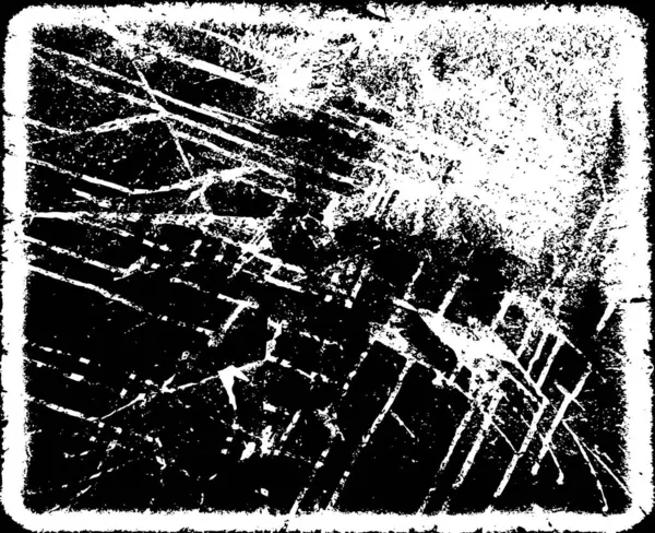 Schwarz Weißer Abstrakter Hintergrund Alter Grunge Vintage Verwitterter Hintergrund — Stockvektor