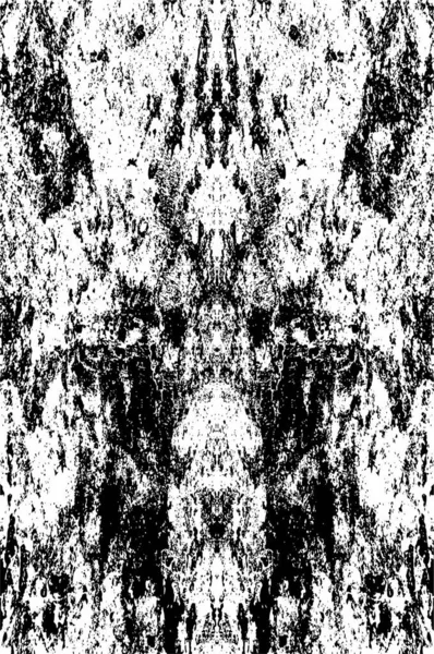 Patrón Abstracto Blanco Negro Composición Con Detalles Simétricos Desordenados Para — Archivo Imágenes Vectoriales