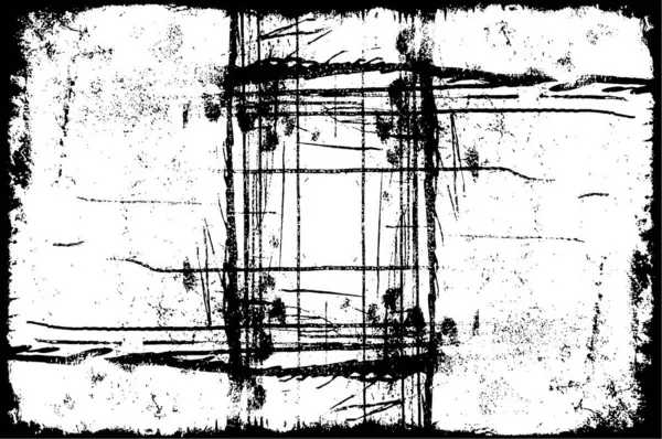 Abstracto Apenado Superposición Textura Grunge Vector Fondo — Archivo Imágenes Vectoriales