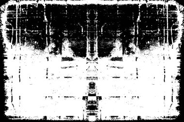 Kaba ve basit bir desen, inişli çıkışlı vuruşlarla yapılmış.