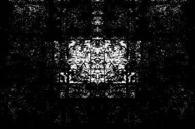 Kaba ve basit bir desen, inişli çıkışlı vuruşlarla yapılmış.