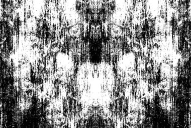 Kaba ve basit bir desen, inişli çıkışlı vuruşlarla yapılmış.