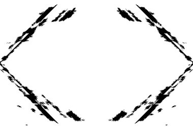 Kaba ve basit bir desen, inişli çıkışlı vuruşlarla yapılmış.