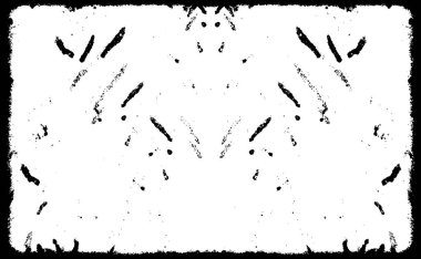 Kaba ve basit bir desen, inişli çıkışlı vuruşlarla yapılmış.