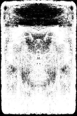 Kaba ve basit bir desen, inişli çıkışlı vuruşlarla yapılmış.