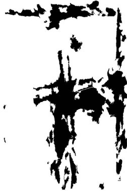 Kaba ve basit bir desen, inişli çıkışlı vuruşlarla yapılmış.