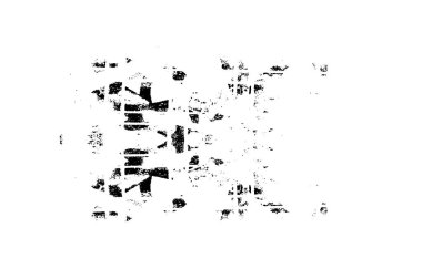 Kaba ve basit bir desen, inişli çıkışlı vuruşlarla yapılmış.