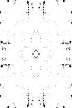 Kaba ve basit bir desen, inişli çıkışlı vuruşlarla yapılmış.