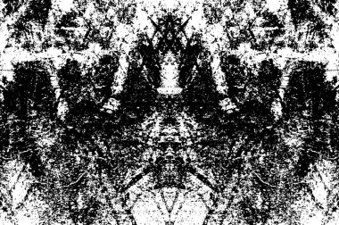 Kaba ve basit bir desen, inişli çıkışlı vuruşlarla yapılmış.