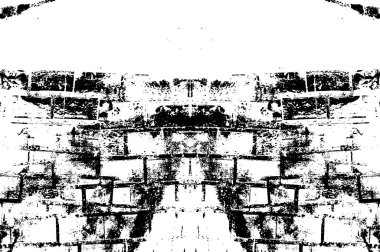 Kaba ve basit bir desen, inişli çıkışlı vuruşlarla yapılmış.