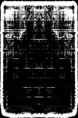 Kaba ve basit bir desen, inişli çıkışlı vuruşlarla yapılmış.