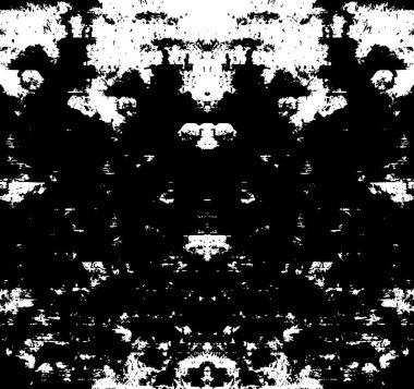 Kaba ve basit bir desen, inişli çıkışlı vuruşlarla yapılmış.