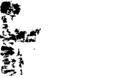 Kaba ve basit bir desen, inişli çıkışlı vuruşlarla yapılmış.