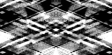 Kaba ve basit bir desen, inişli çıkışlı vuruşlarla yapılmış.