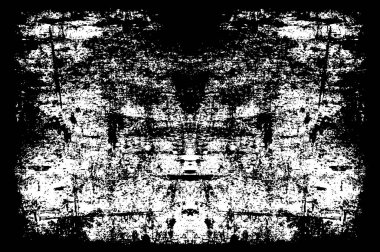 Kaba ve basit bir desen, inişli çıkışlı vuruşlarla yapılmış.