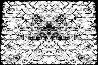 Kaba ve basit bir desen, inişli çıkışlı vuruşlarla yapılmış.