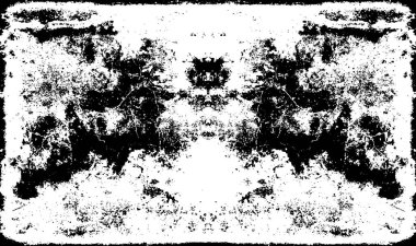 Kaba ve basit bir desen, inişli çıkışlı vuruşlarla yapılmış.