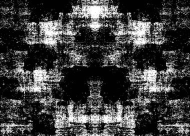 Kaba ve basit bir desen, inişli çıkışlı vuruşlarla yapılmış.