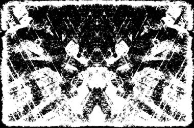 Kaba ve basit bir desen, inişli çıkışlı vuruşlarla yapılmış.