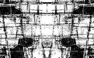 Kaba ve basit bir desen, inişli çıkışlı vuruşlarla yapılmış.