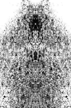 Kaba ve basit bir desen, inişli çıkışlı vuruşlarla yapılmış.